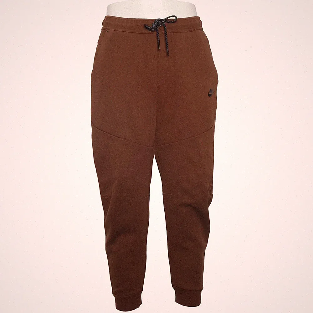 Nike, Jogginghose, Größe: L, Braun, Baumwolle/Polyester, Einfarbig, Herren #WUt
