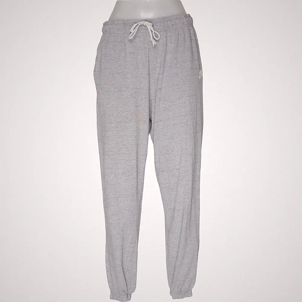 Nike, Jogginghose, Größe: L, Grau, Baumwolle, Einfarbig, Damen #GYw
