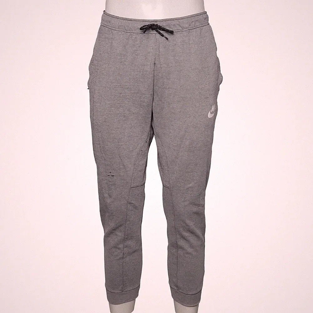 Nike, Jogginghose, Größe: L, Grau, Baumwolle/Polyester, Einfarbig, Sweat #0Yd