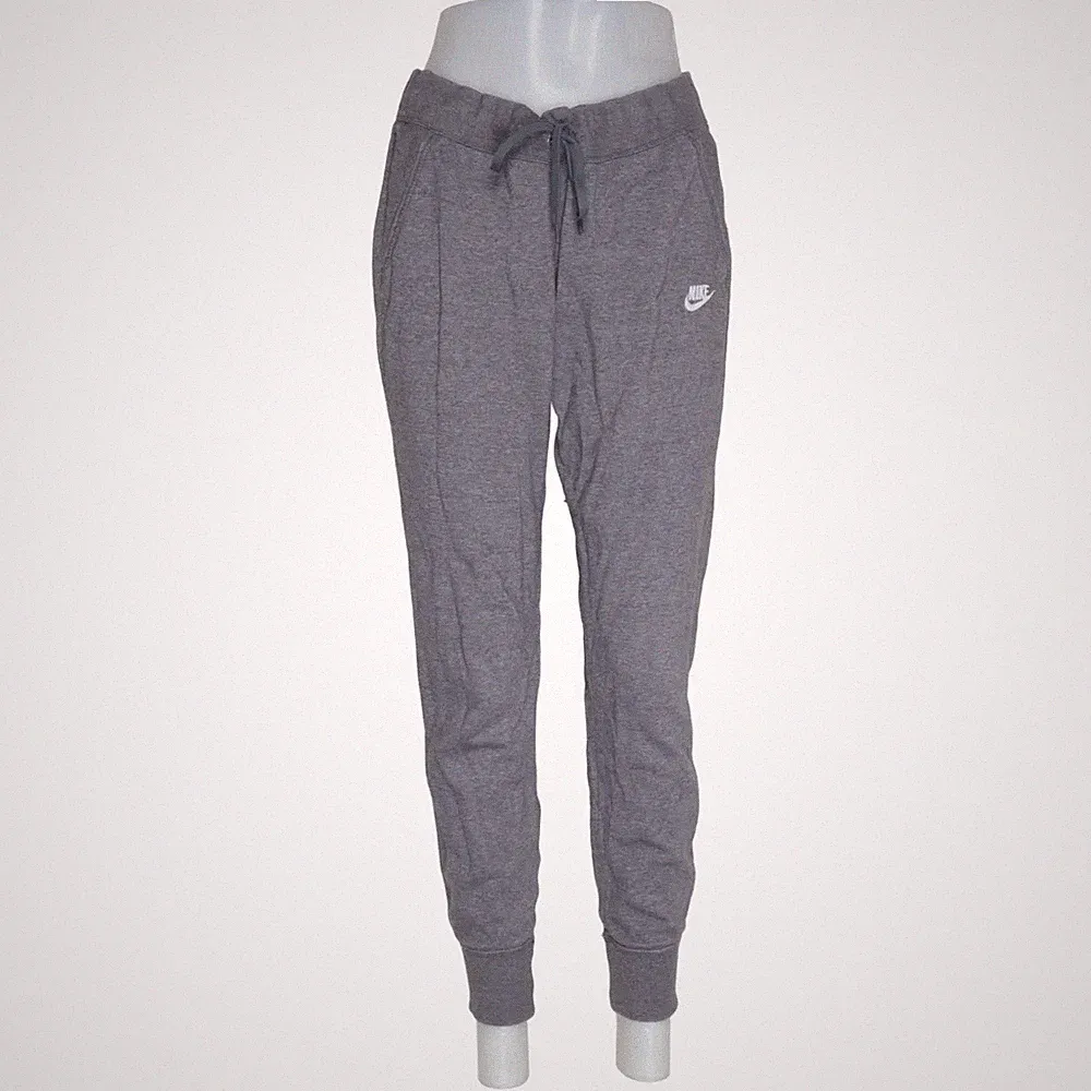 Nike, Jogginghose, Größe: L, Grau, Baumwolle/Polyester/Viskose, Damen #eg8