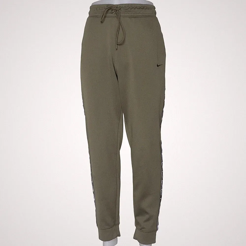 Nike, Jogginghose, Größe: L, Grün/Schwarz/Weiß, Baumwolle/Polyester #36K