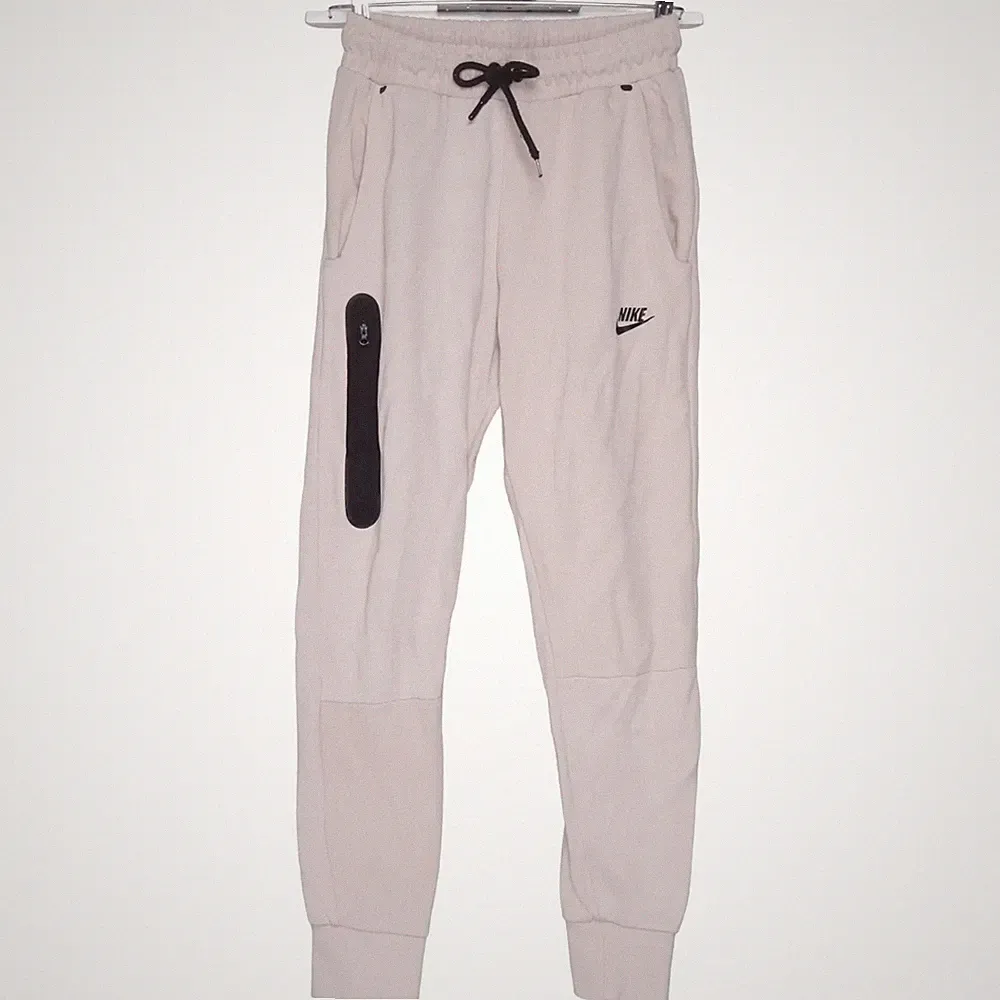 Nike, Jogginghose, Größe: M, Beige, Baumwolle/Polyester, Einfarbig, Herren #cYi