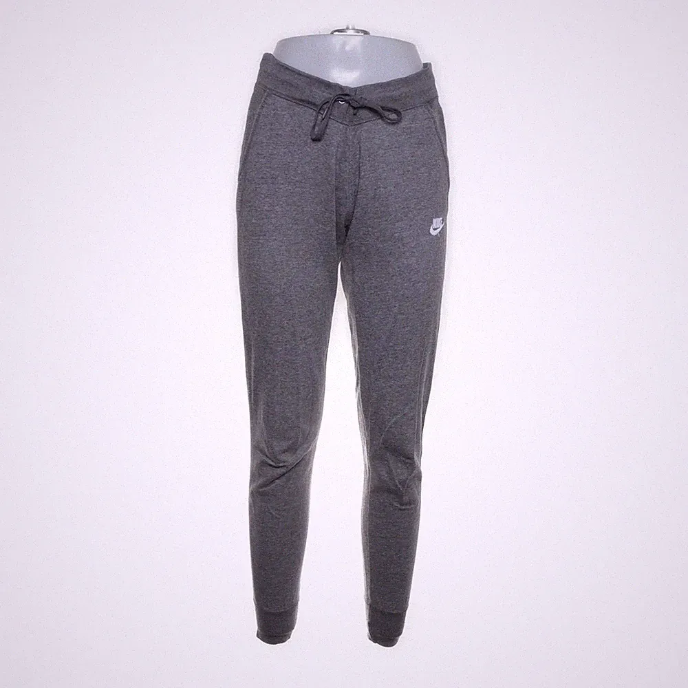 Nike, Jogginghose, Größe: S, Grau, Baumwolle/Polyester/Viskose, Print #O47
