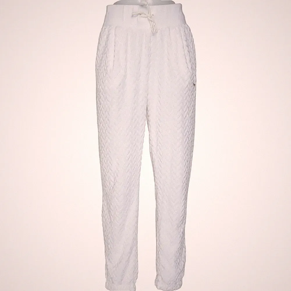 Nike, Jogginghose, Größe: S, Weiß, Baumwolle/Polyester, Chevron, Damen #Yl1