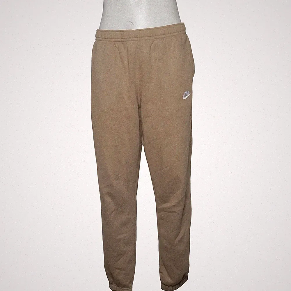 Nike, Jogginghose, Größe: XL, Beige, Baumwolle/Polyester, Einfarbig, Herren #HcC