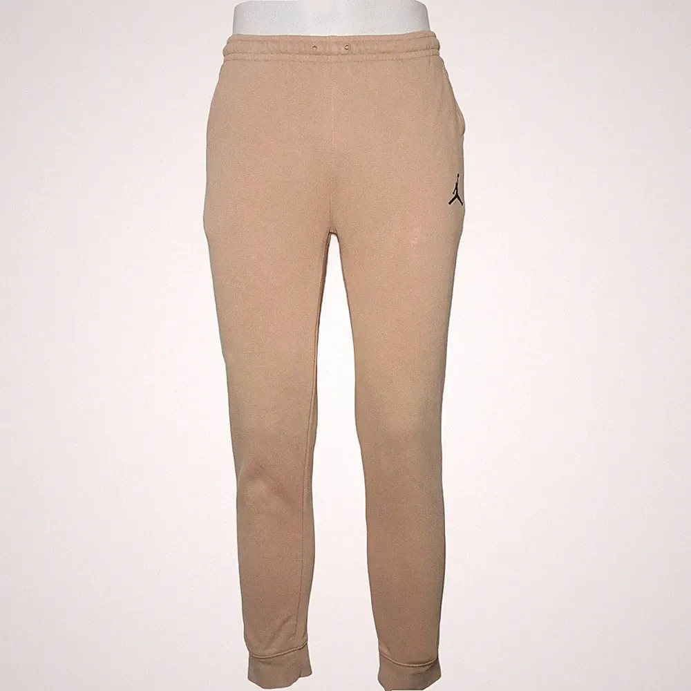 Nike, Jogginghose, Größe: XL, Beige, Baumwolle/Polyester, Einfarbig, Herren #qi2