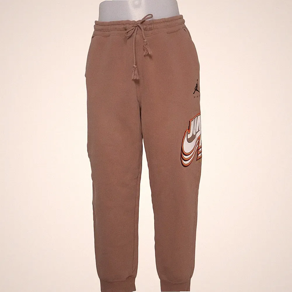 Nike, Jogginghose, Größe: XL, Braun, Baumwolle/Polyester, Print, Herren #iHs