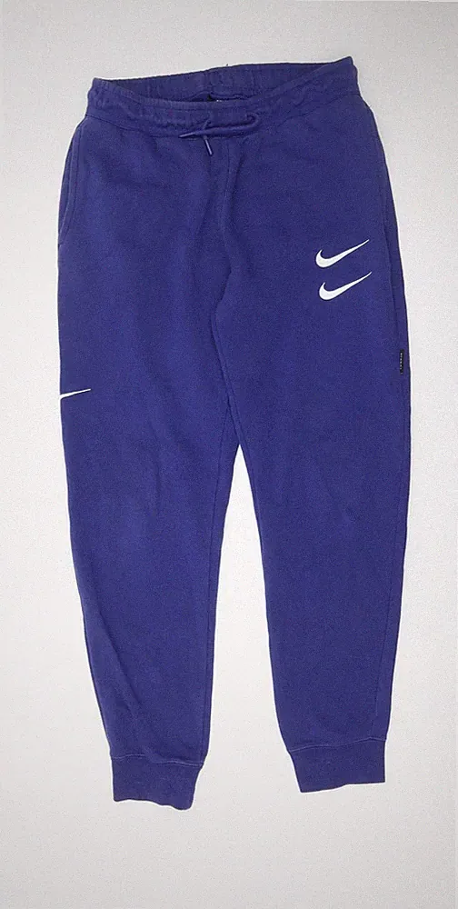 Nike Jogginghose Herren Blau Größe S Gummibund Fleece