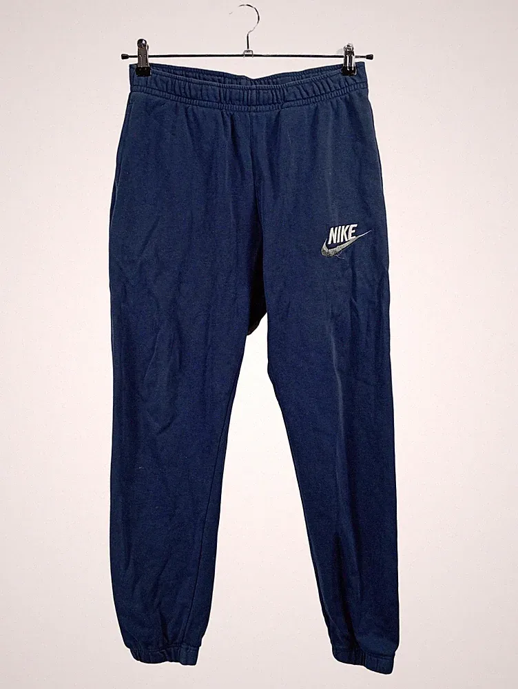 Nike Jogginghose Herren Blau Sportlich Baumwolle Gr. 38