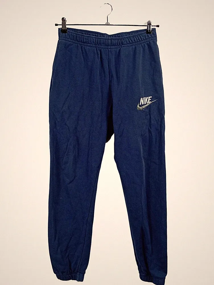 Nike Jogginghose Herren Blau Sportlich Baumwolle Gr. 38