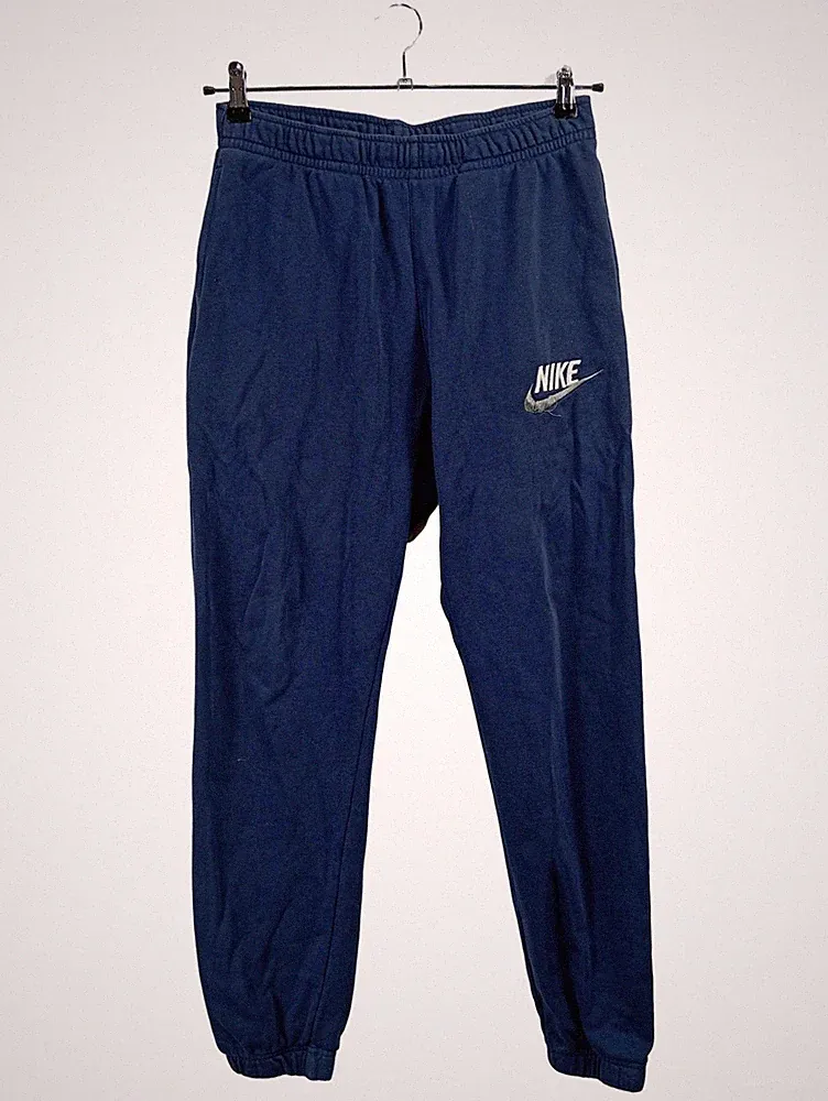 Nike Jogginghose Herren Blau Sportlich Baumwolle Gr. 38