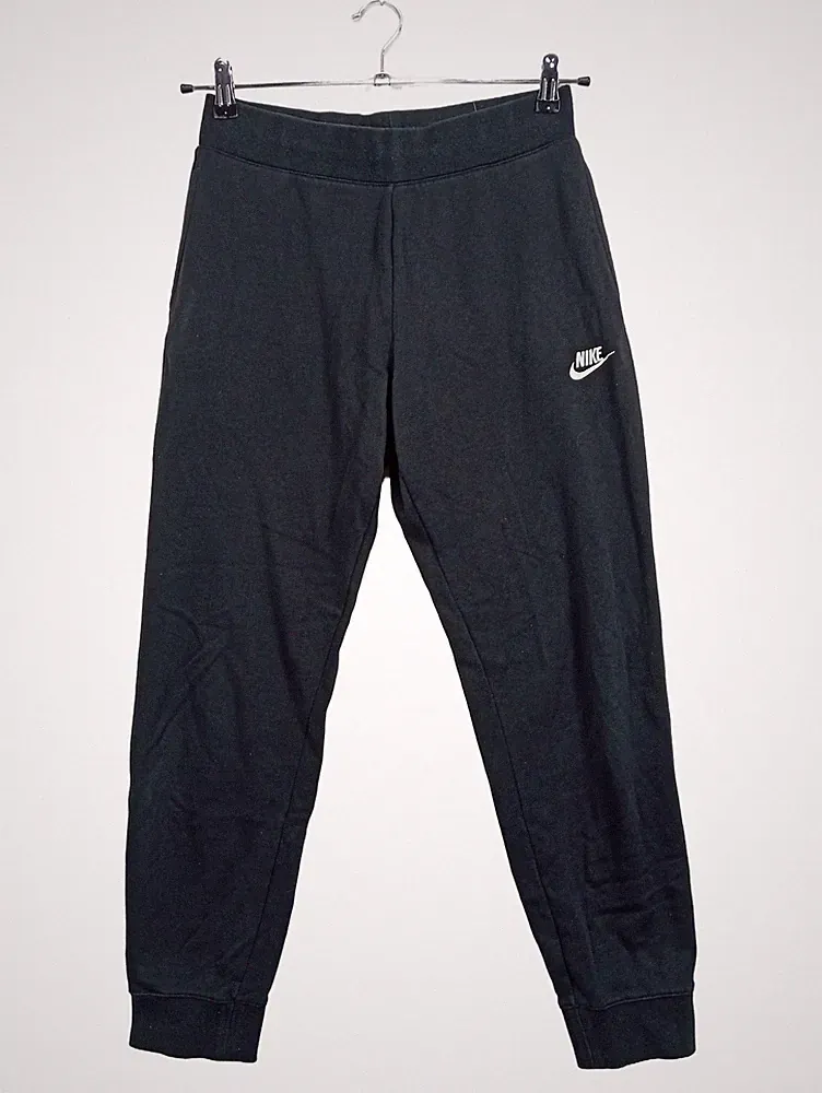 Nike Jogginghose Herren Schwarz Gr. 42 Sportlich Baumwolle Logo