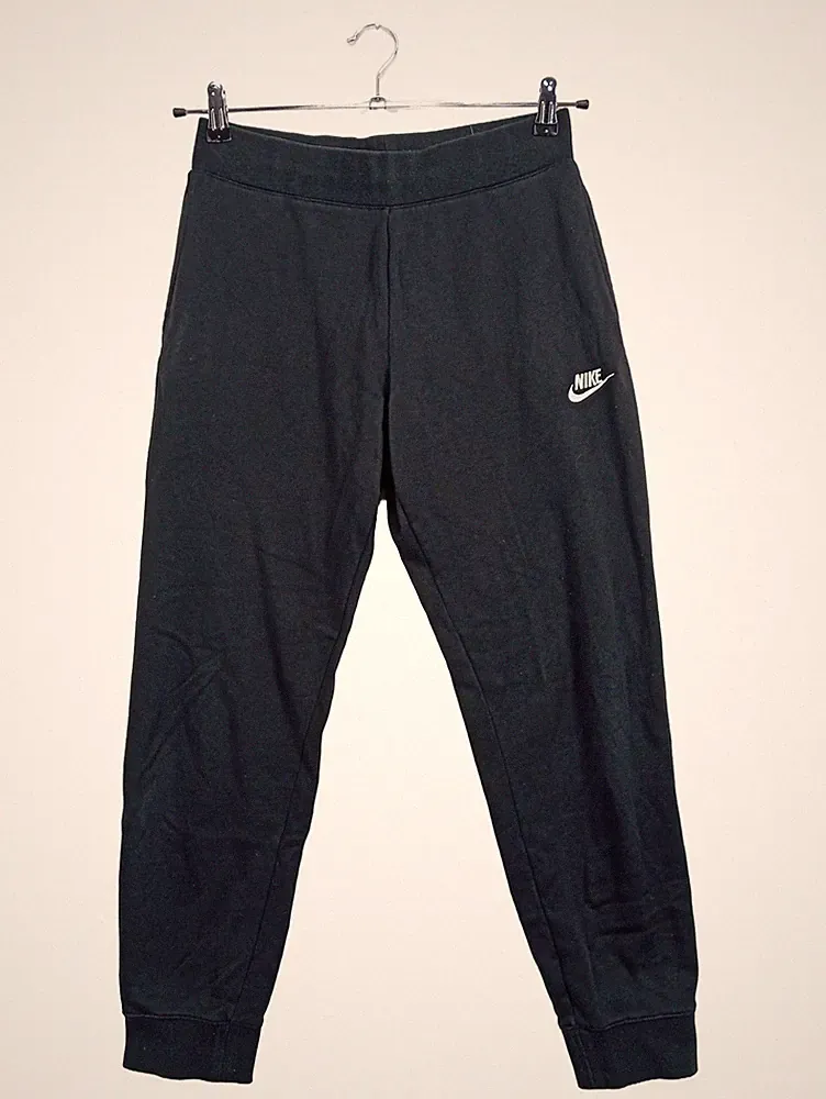 Nike Jogginghose Herren Schwarz Gr. 42 Sportlich Baumwolle Logo