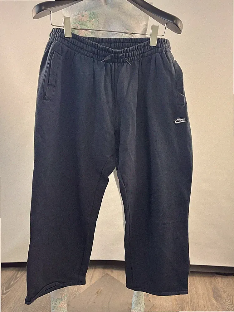Nike Jogginghose Herren Schwarz Gr. L Trainingshose Sporthose mit Logo Stick