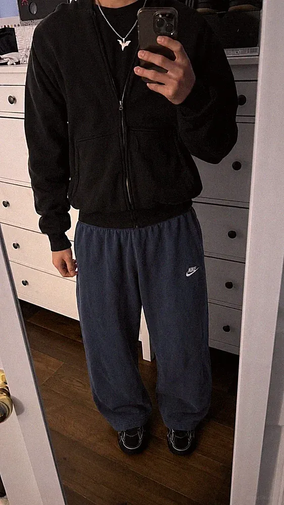Nike Jogginghose Herren XXL Schwarz Sweatpants Jogger Trainingshose Baumwolle