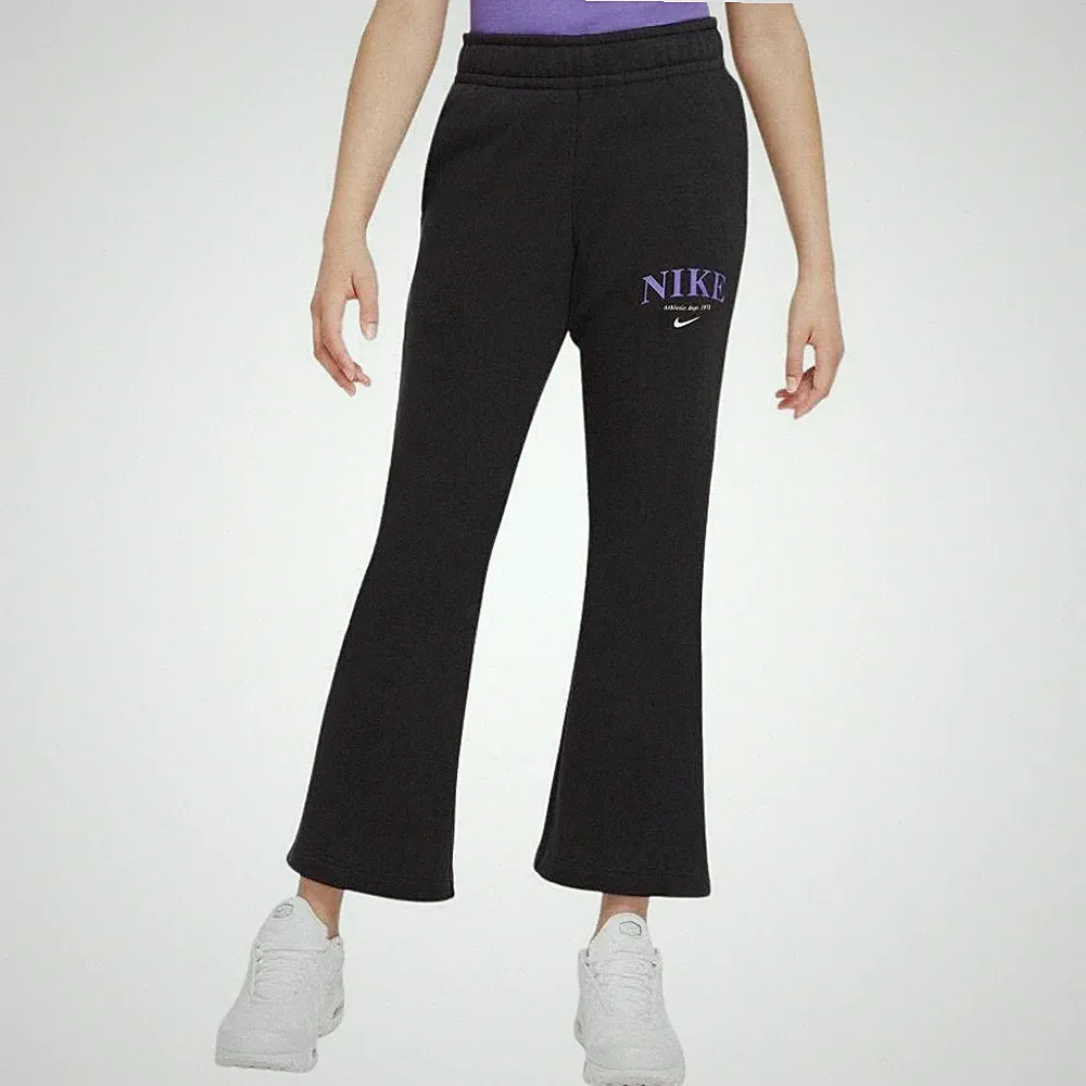 Nike Jogginghose Mädchen Schwarz Flare Fleece DV2564 Größe M