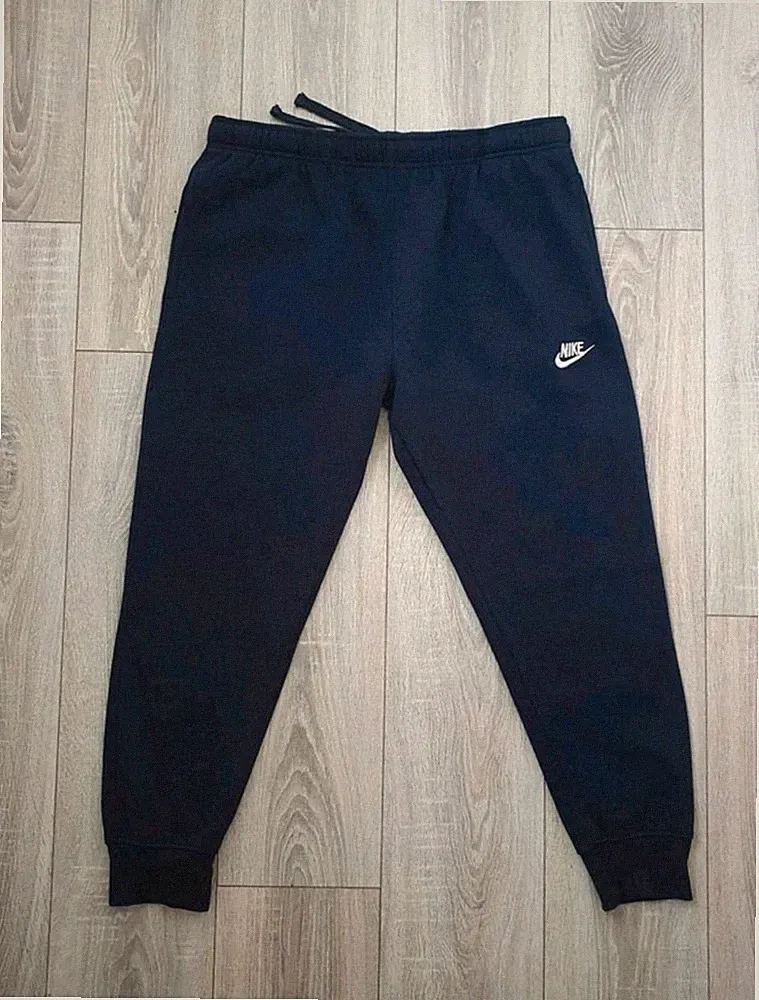 Nike Jogginghose NEU Größe L Blau mit Logo, Kordelzug, Taschen Jogger Herren