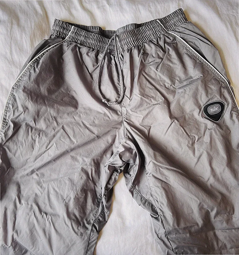 Nike Jogginghose Nylon Grau M