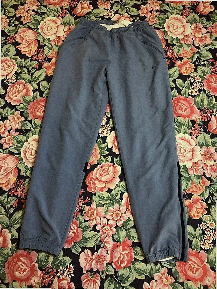 Nike Jogginghose Trainingshose Herren Medium Sport Jogginghose Blau M