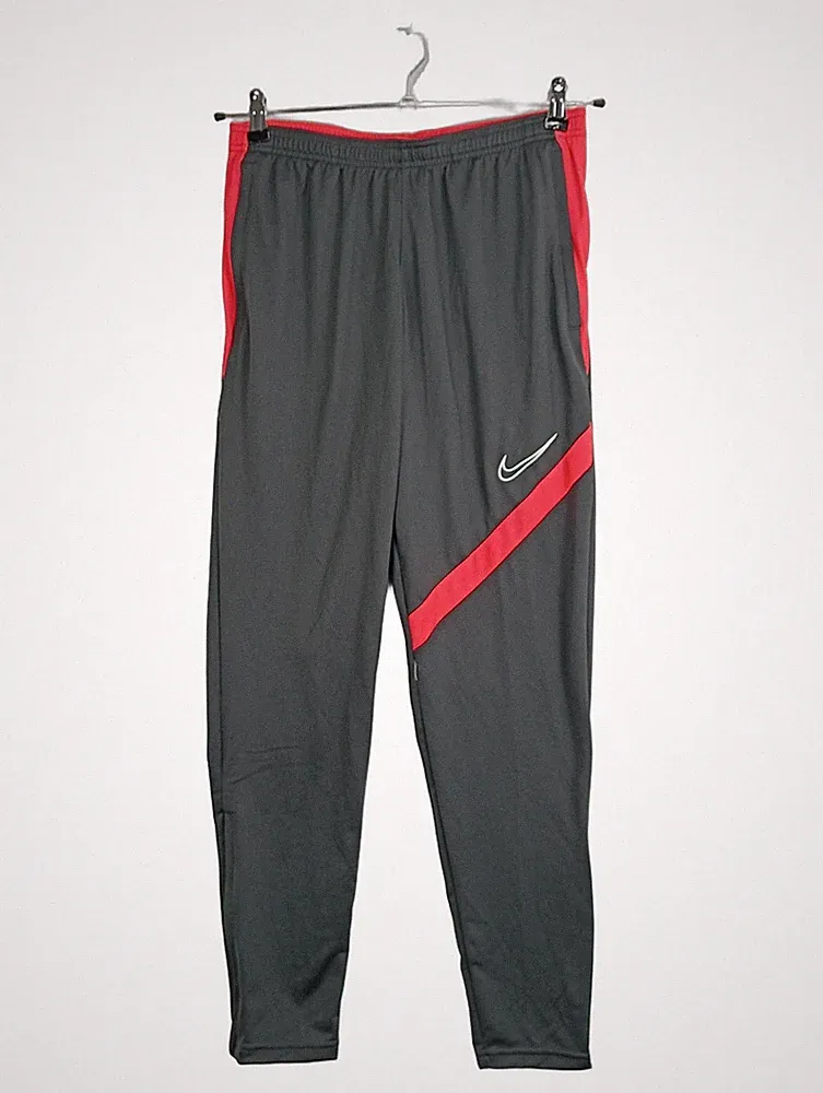 Nike Jogginghose Trainingshose Sporhose Herren Gr. 48 M Grau Rot