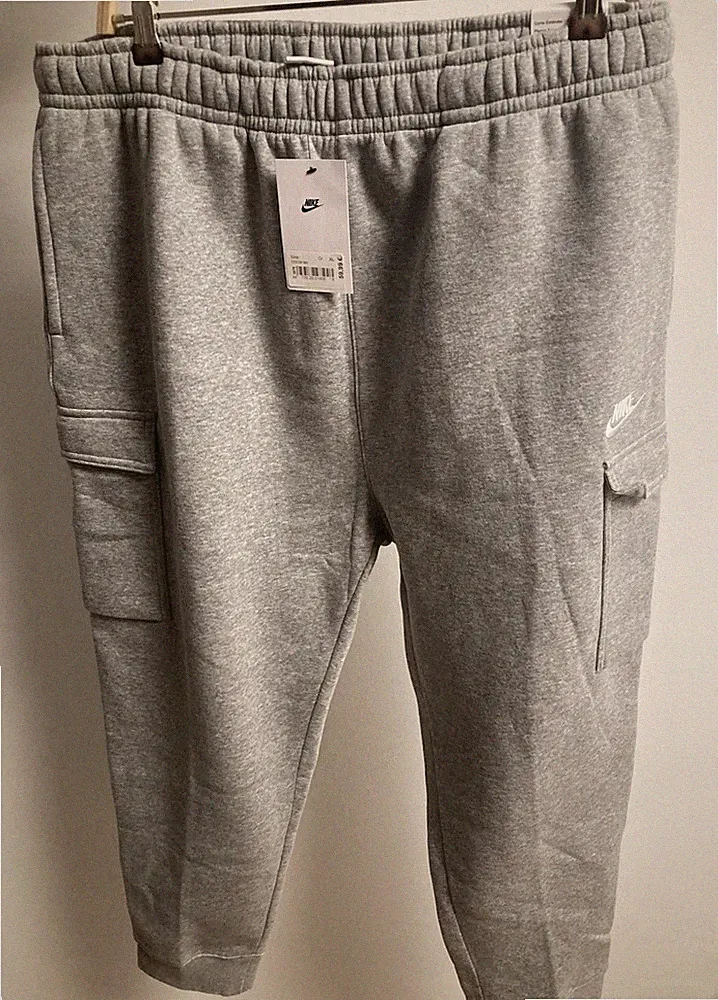 Nike Jogginghose XL Neu mit Etikett Grau Herren Trainingshose Sporthose Fitness