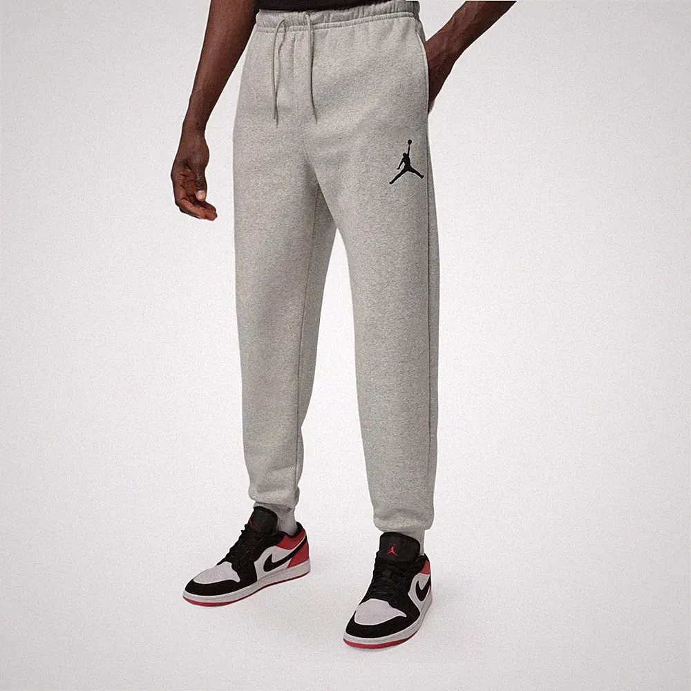 Nike Jordan Jumpman Herren Hose Sweathose Jogginghose Fleece | Größe M | Grau