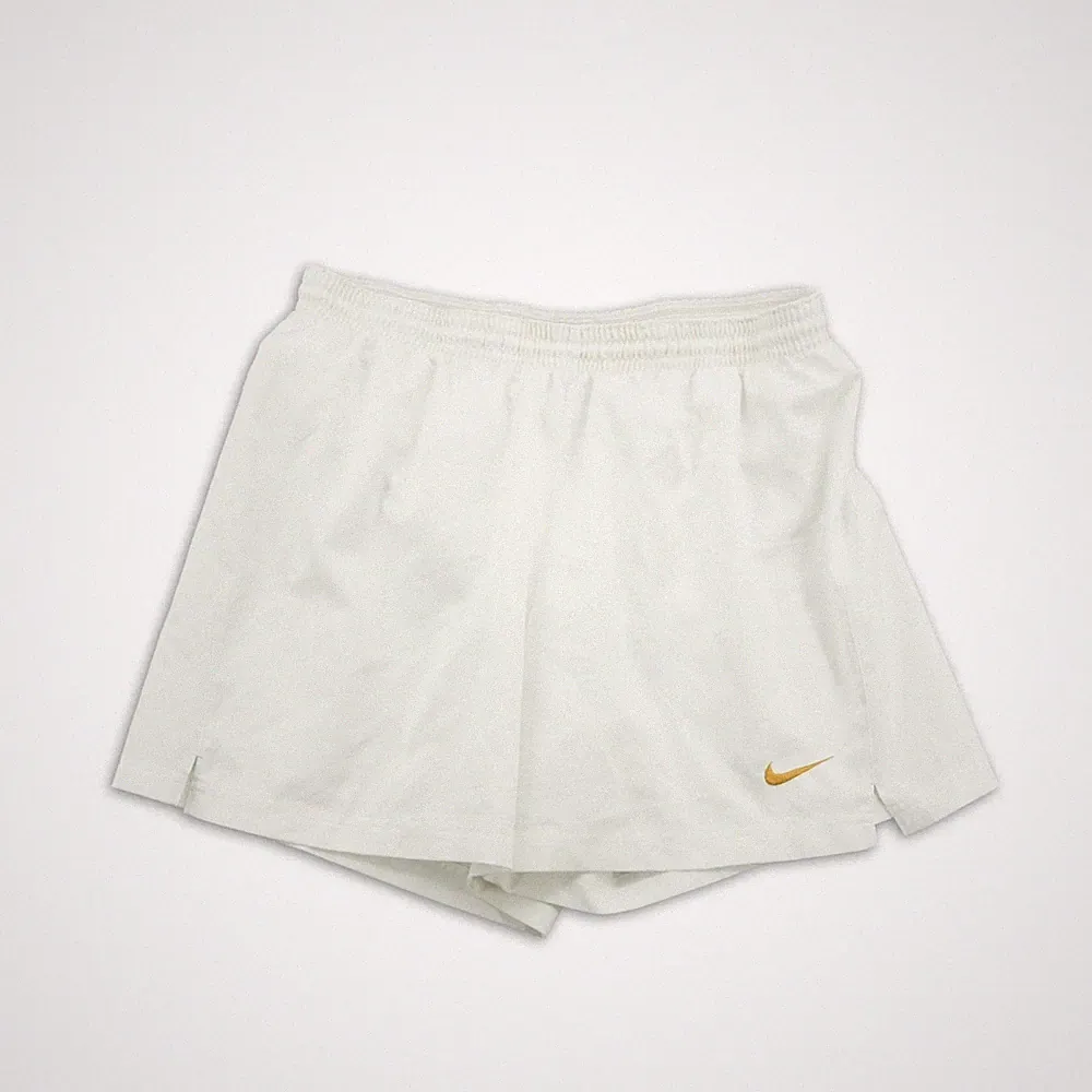 Nike Kurze Sporthose Herren Gr. XL Weiß Sport Fußball Running Shorts