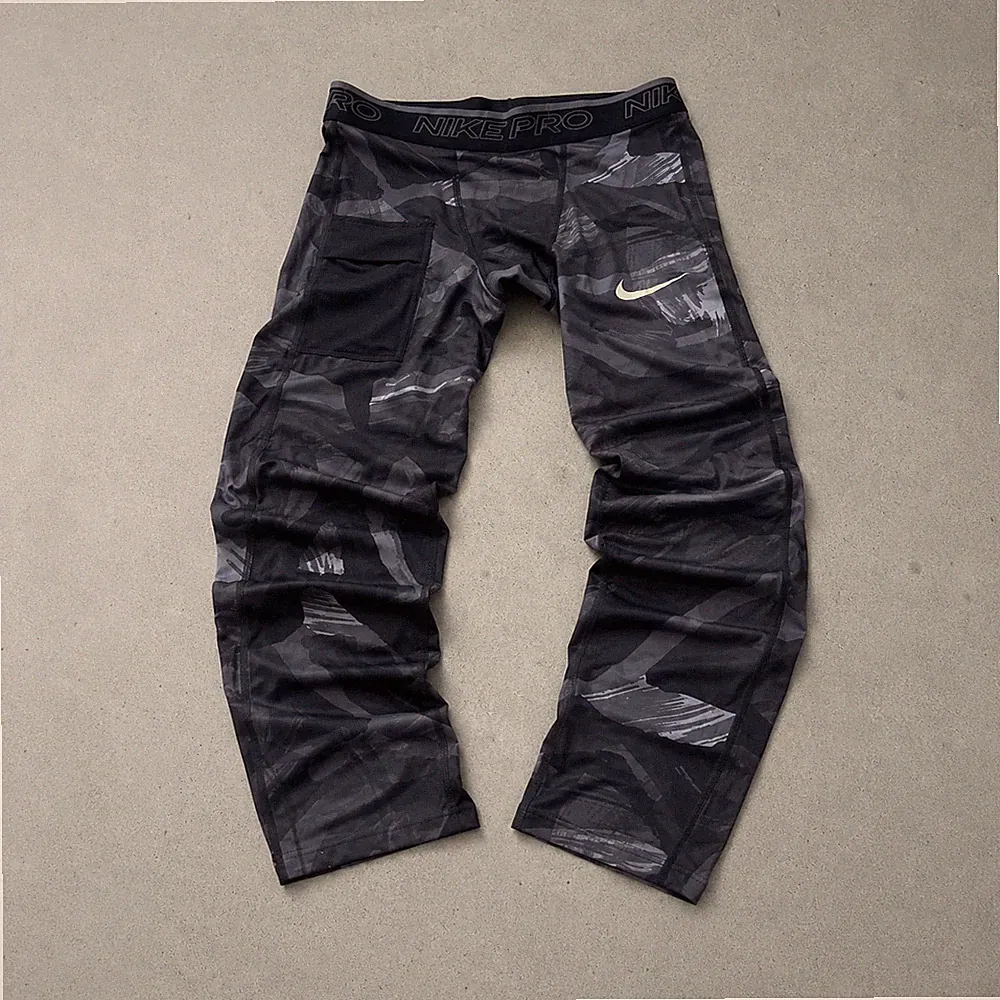 Nike Leggings Black, Grey Limited M