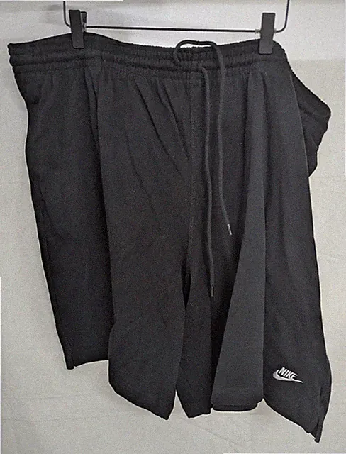 NIKE M NK Club Kint Short Jogger Herren Jogginghose Größe XXXL Schwarz