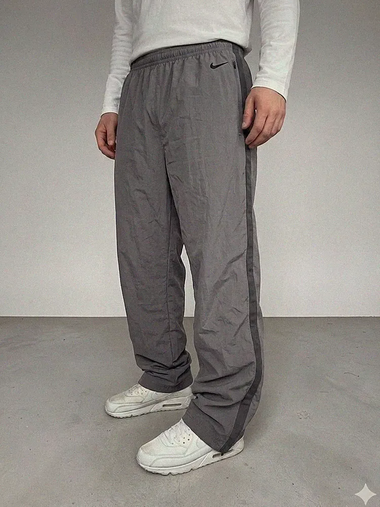 Nike NikeFIT Trackpant Herren Gr. M Grau Track Pants Jogginghose Sporthose Train