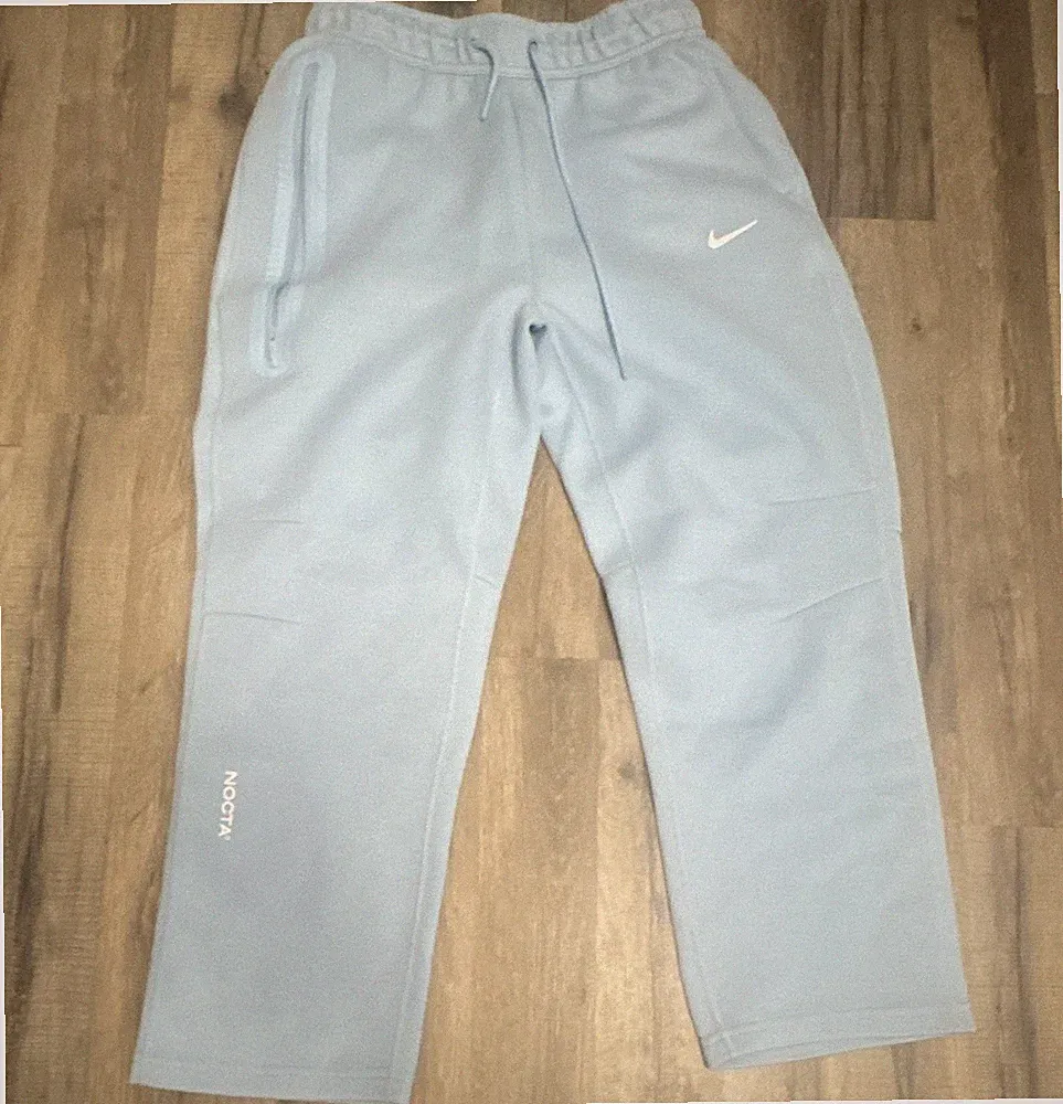 Nike NOCTA Herren Jogginghose blau Gr. M mit Schnürung & Taschen