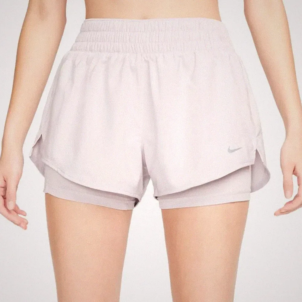 Nike One Dri-FIT 2-in-1 Damen Shorts DX6012-019 Kurze Hose Laufen Jogging M, XL