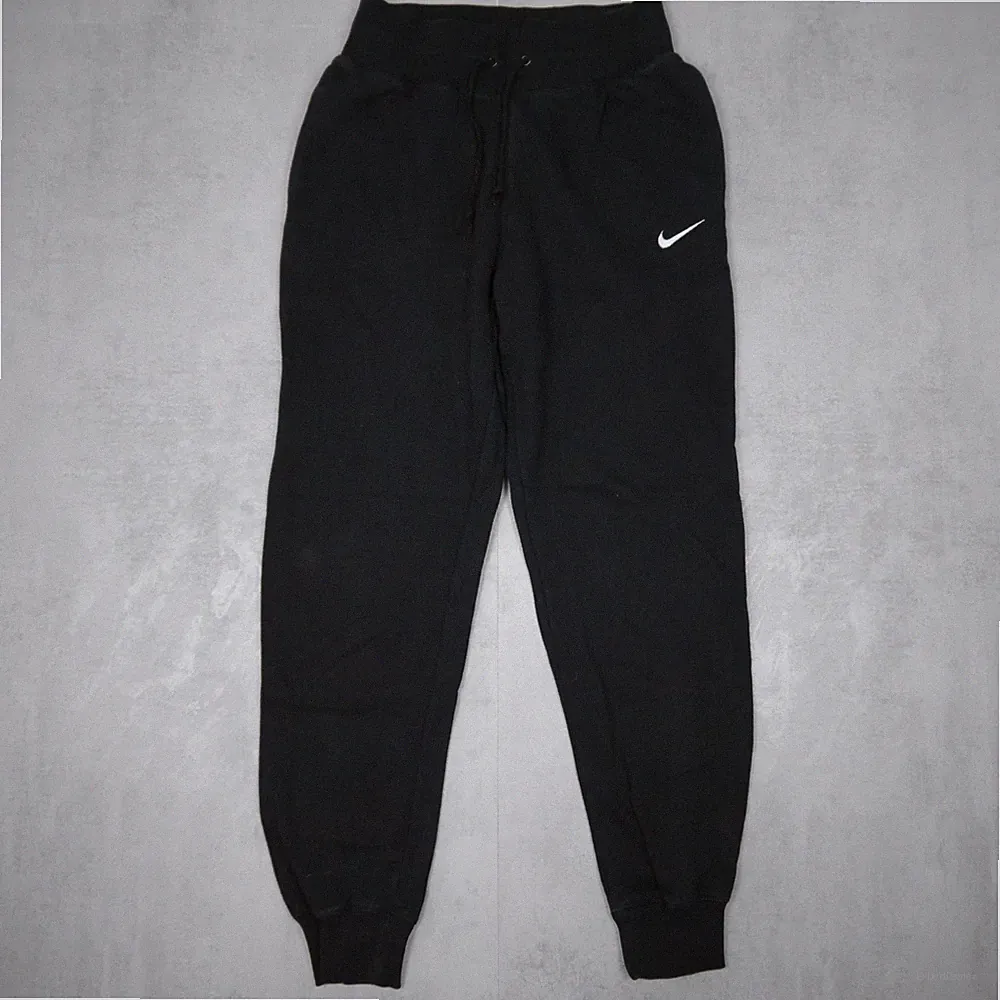 Nike Phoenix Fleece Jogginghose Damen S Schwarz High Waist Wide Leg Sportwear