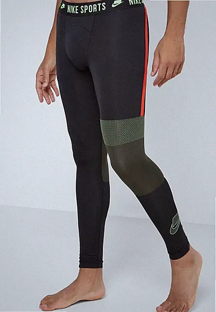 Nike Pro Sport Clash 3/4 Tights (schwarz) - XL - Neu ~ CD6138 011