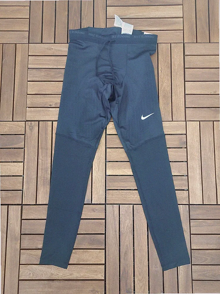 Nike Running Dri-FIT Laufleggings Tight Herren Schwarz Neu CZ8823-010