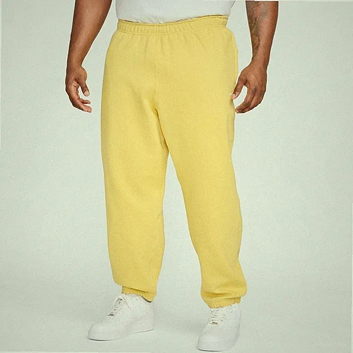 Nike Solo Swoosh Fleece Herren Trainingshose Joggers DX1364-700 Gelb Jogging S L