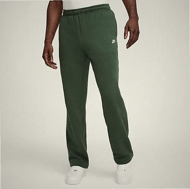 nike sportswear club fleece hose herren grün L