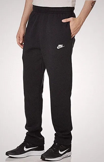 nike sportswear club fleece hose herren schwarz L