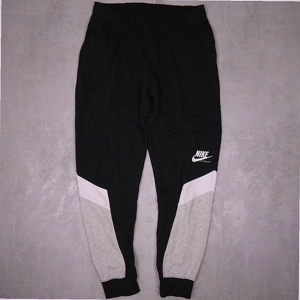 Nike Sportswear Jogginghose Herren M Schwarz Colorblock Sportwear Casual