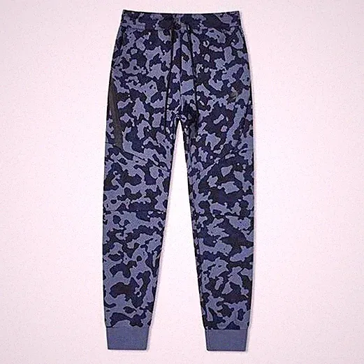 Nike Sportswear Mens Tech Pack Fleece Camo Jogging Pants Blue CJ5981 464 M