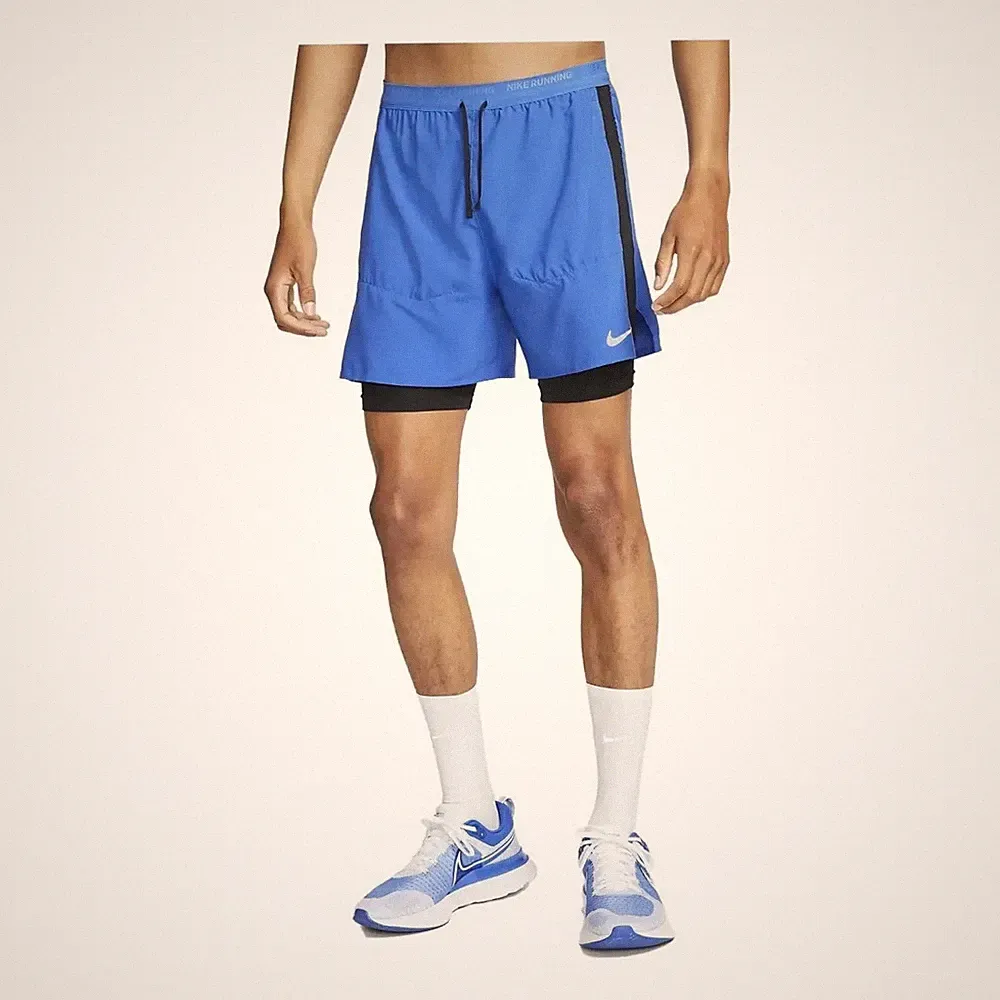 Nike Stride 2 in 1 Laufshorts Herren DM4757-480 kurze hose jogging sport Neu S