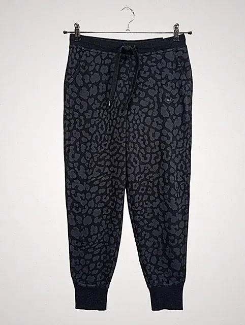 NIKE Sweathose Damen Hose Gr. DE 34 schwarz-hellgrau extravaganter Stil