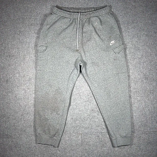 Nike Sweatpants Men XXL Gray CD3129-063 Fleece Cargo Jogger Sportswear Gym