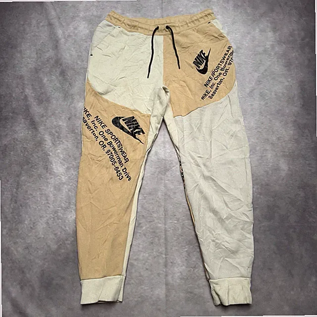 Nike Tech Fleece Joggers DM6480-252 Beige Gr. M #DD10-27