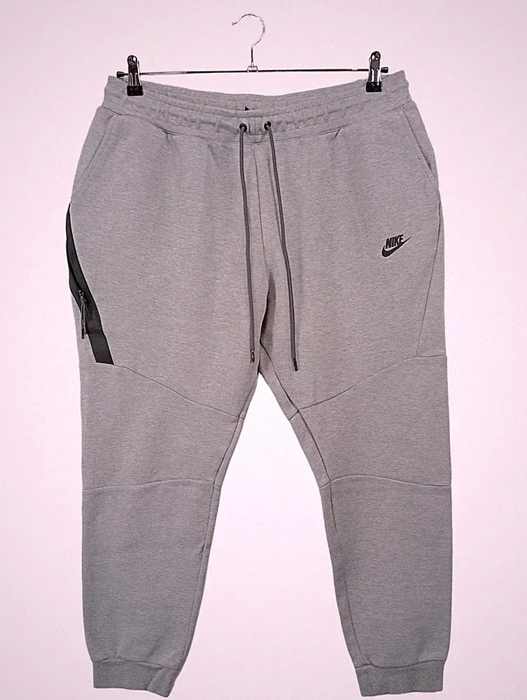 Nike Tech Fleece Jogginghose Herren Grau Meliert Gr. 54 XXL Sport Freizeit