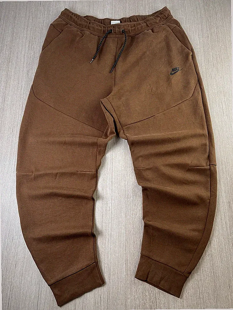 Nike Tech Fleece Jogginghose Slim Fit Sweatpants XL Braun Cacao Wow CU4495-259