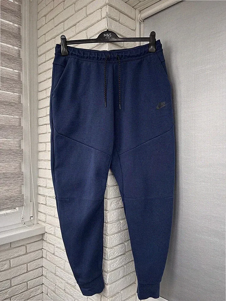 Nike Tech Fleece Sweatpant Jogginghose Sportswear Blau Herren Größe XL CU4495...