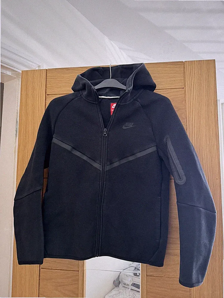 Nike Tech Fleece Trainingsanzug Jugend XL 158-170cm schwarz Full Zip Hoodie Jogginghose