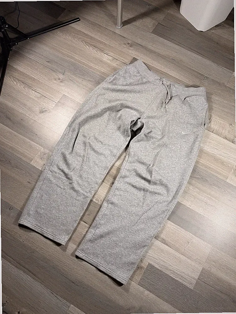 Nike Trackpants Jogginghose Größe M Baggy Trainingshose Grau Vintage 90s