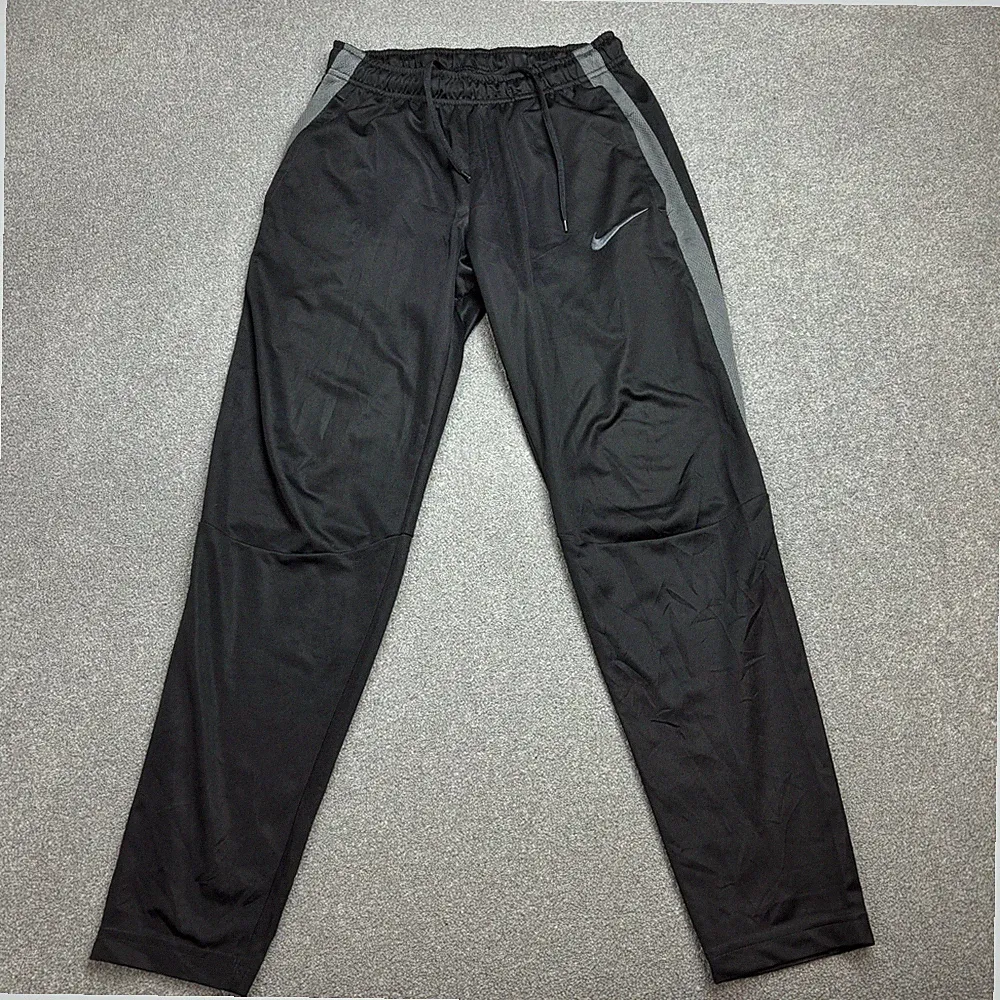 Nike Trainingshose Erwachsene klein schwarz Swoosh Y2K Hip Hop Baggy Jogginghose Herren
